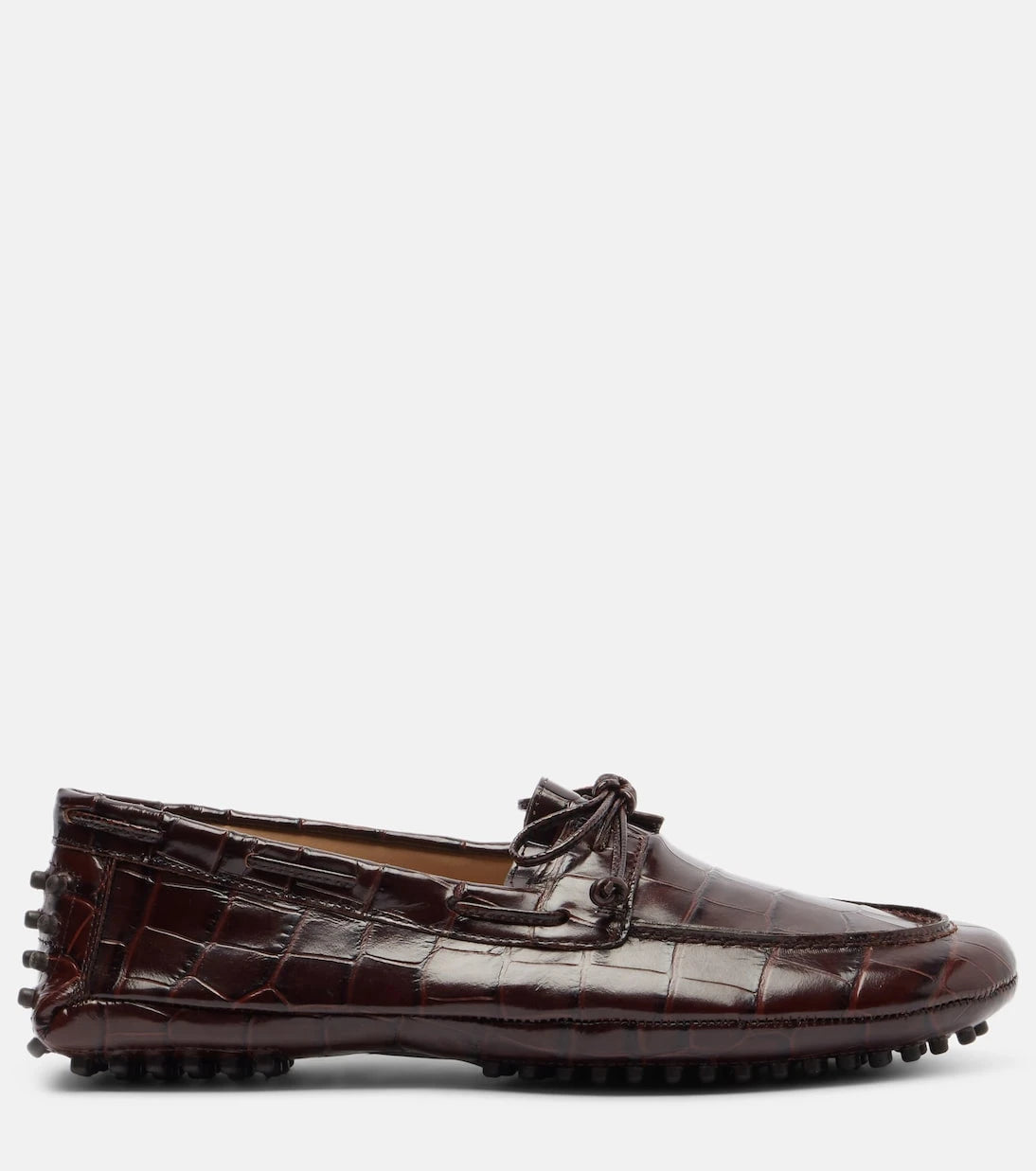 Le Monde Béryl - Croc-effect driving shoes