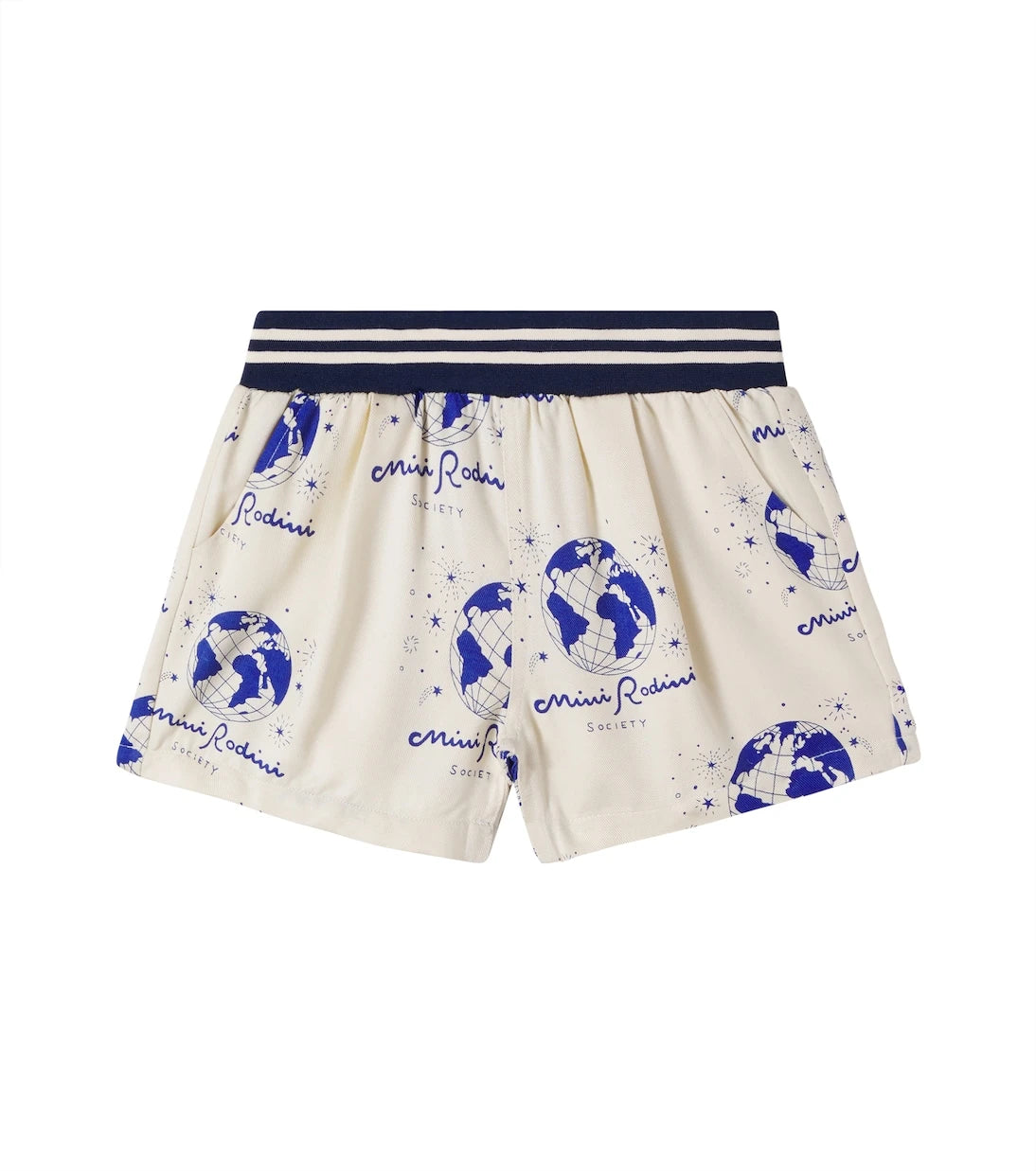 Mini Rodini - Society printed wide-leg pants