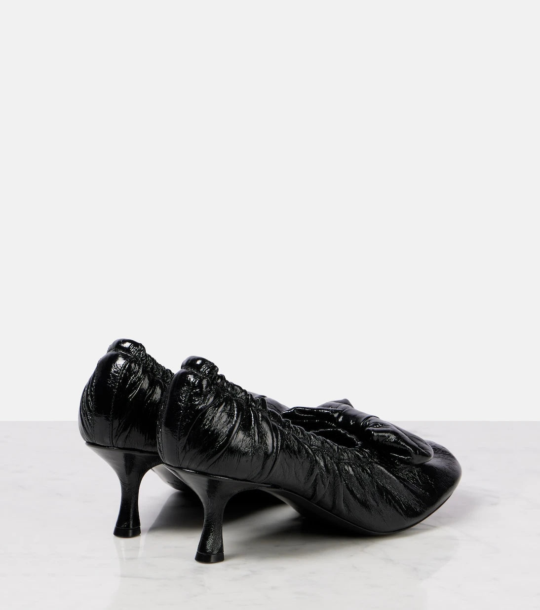 Acne Studios - Bow-detail leather pumps