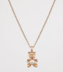 Rose Gold and Diamond Happy Diamonds Teddy Necklace
