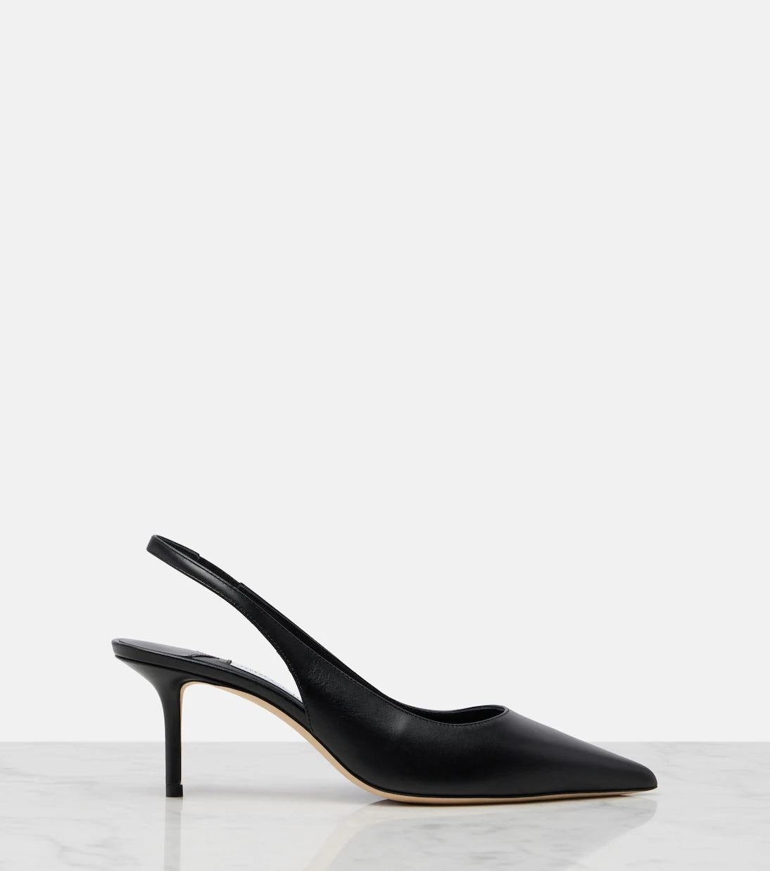 Jimmy Choo - Love leather slingback pumps
