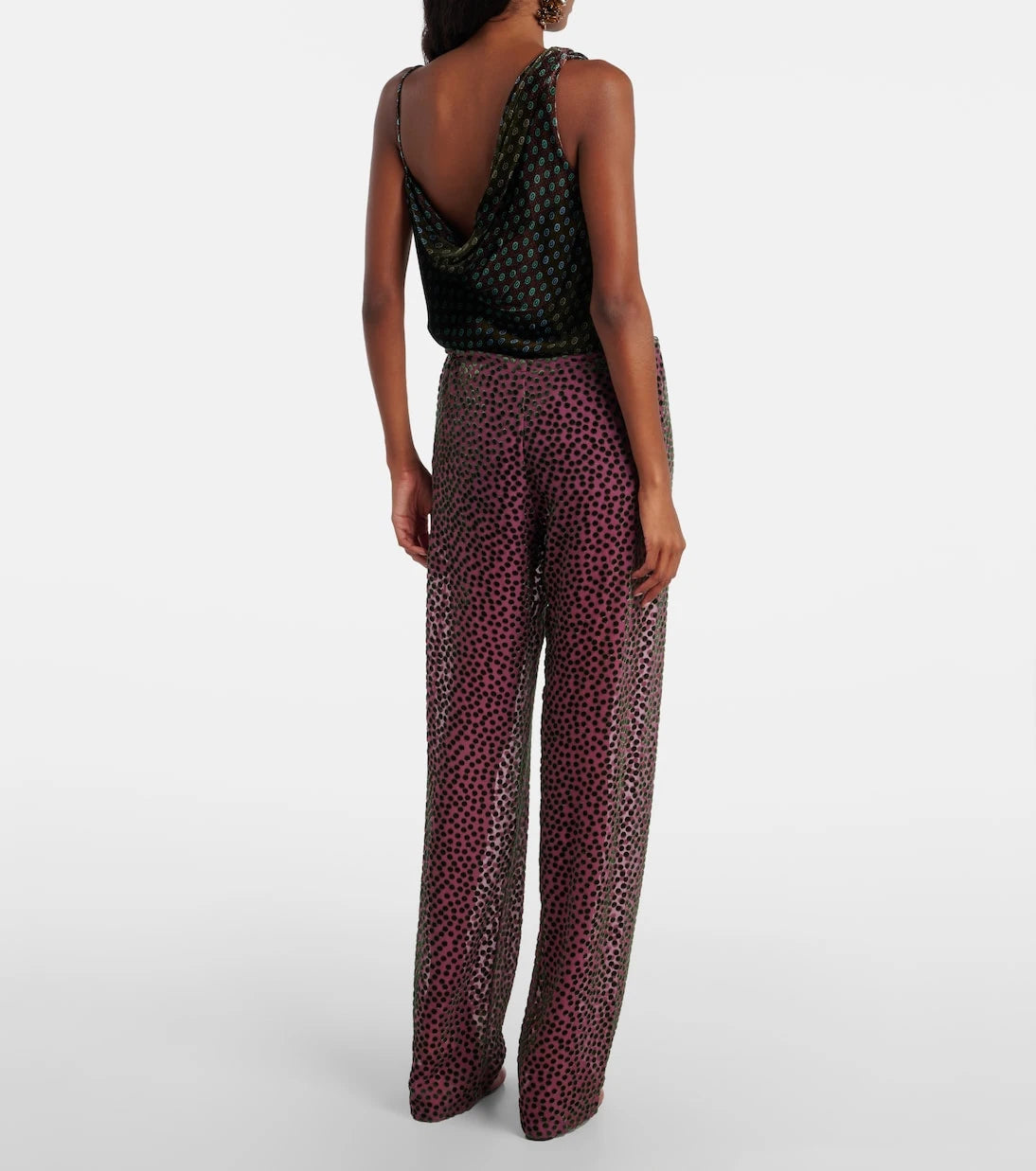 Dries Van Noten - Polka-dot straight pants