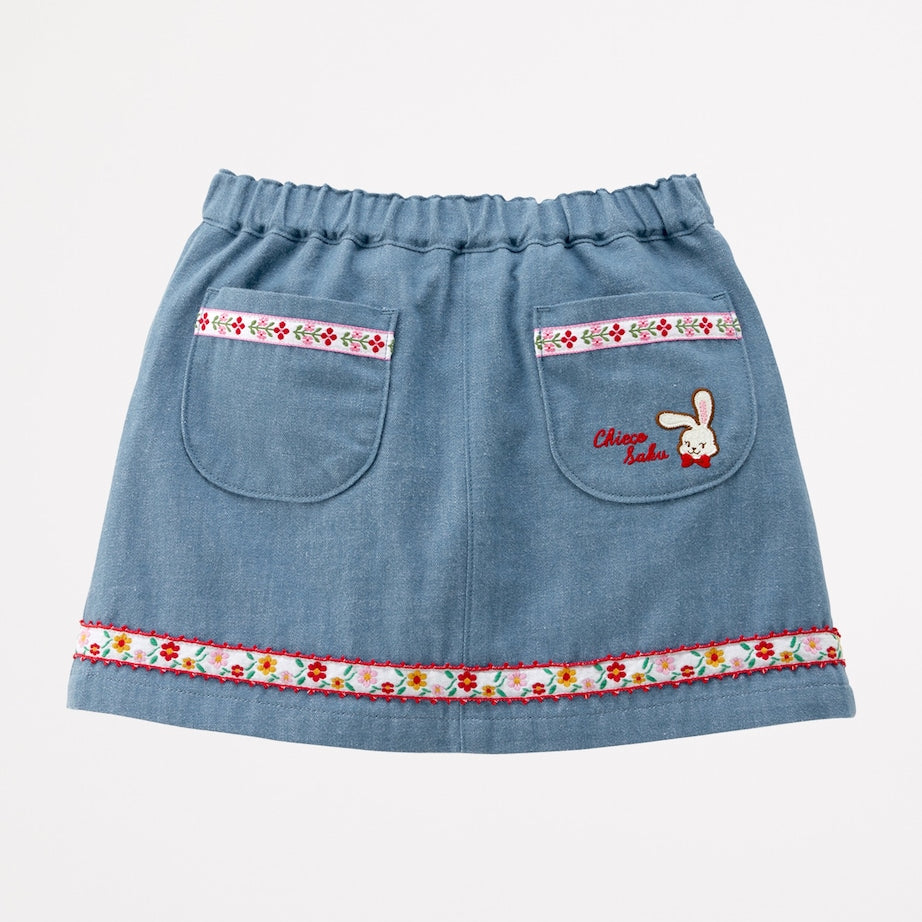 Cotton Embroidered Skirt (3-5 Years)