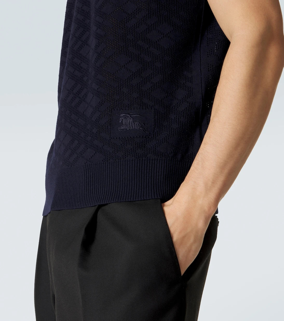 Burberry - Wool polo shirt