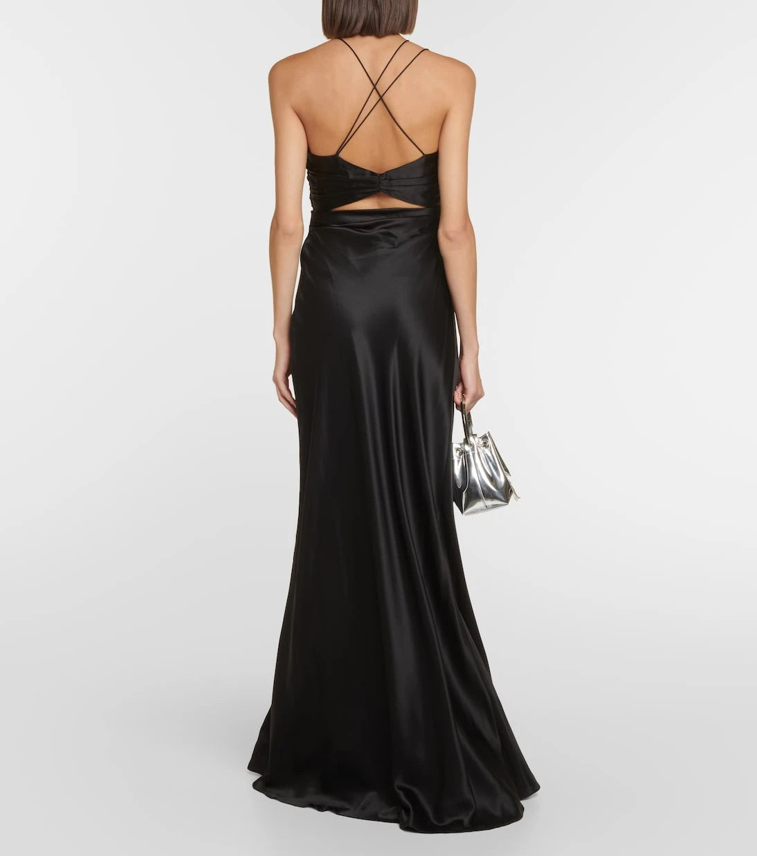 The Sei - Asymmetrical silk satin gown
