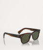 Oliver Peoples Brown Acetate Birell Sun Sunglasses