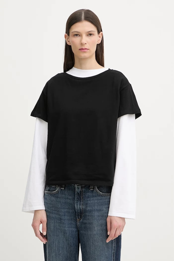 United Colors of Benetton тениска basic дамска от памук