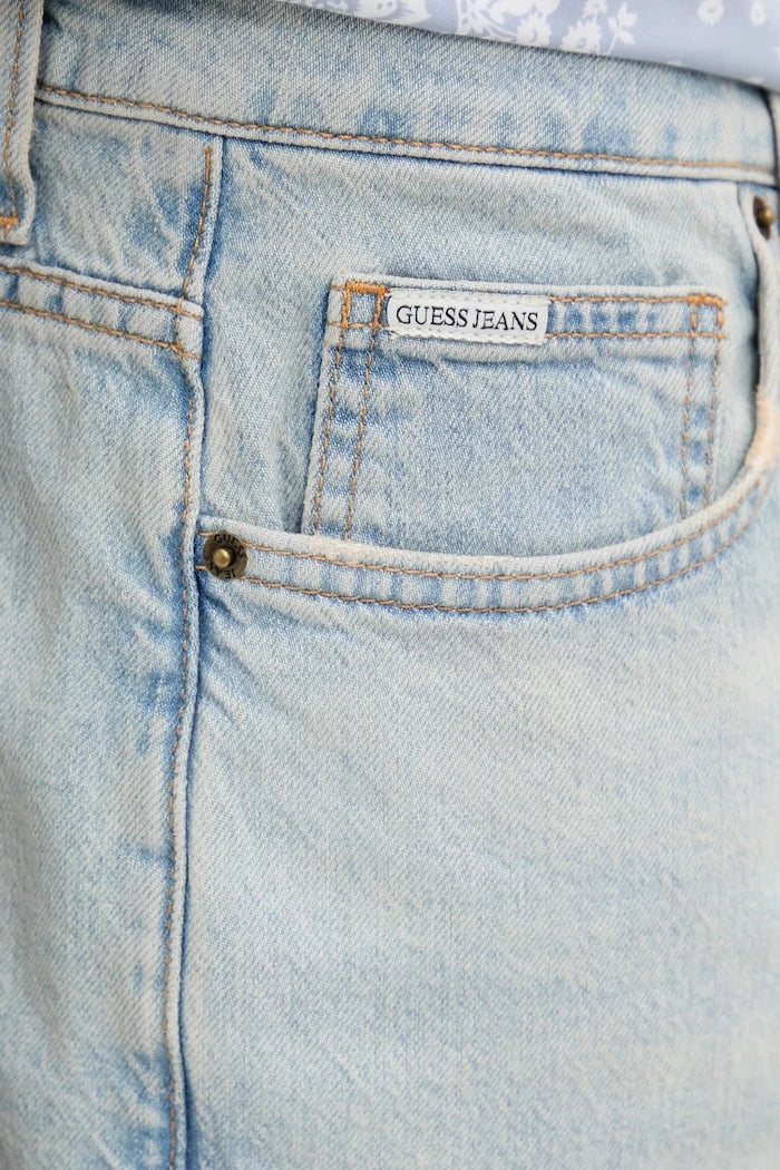 Дънков къс панталон Guess Jeans