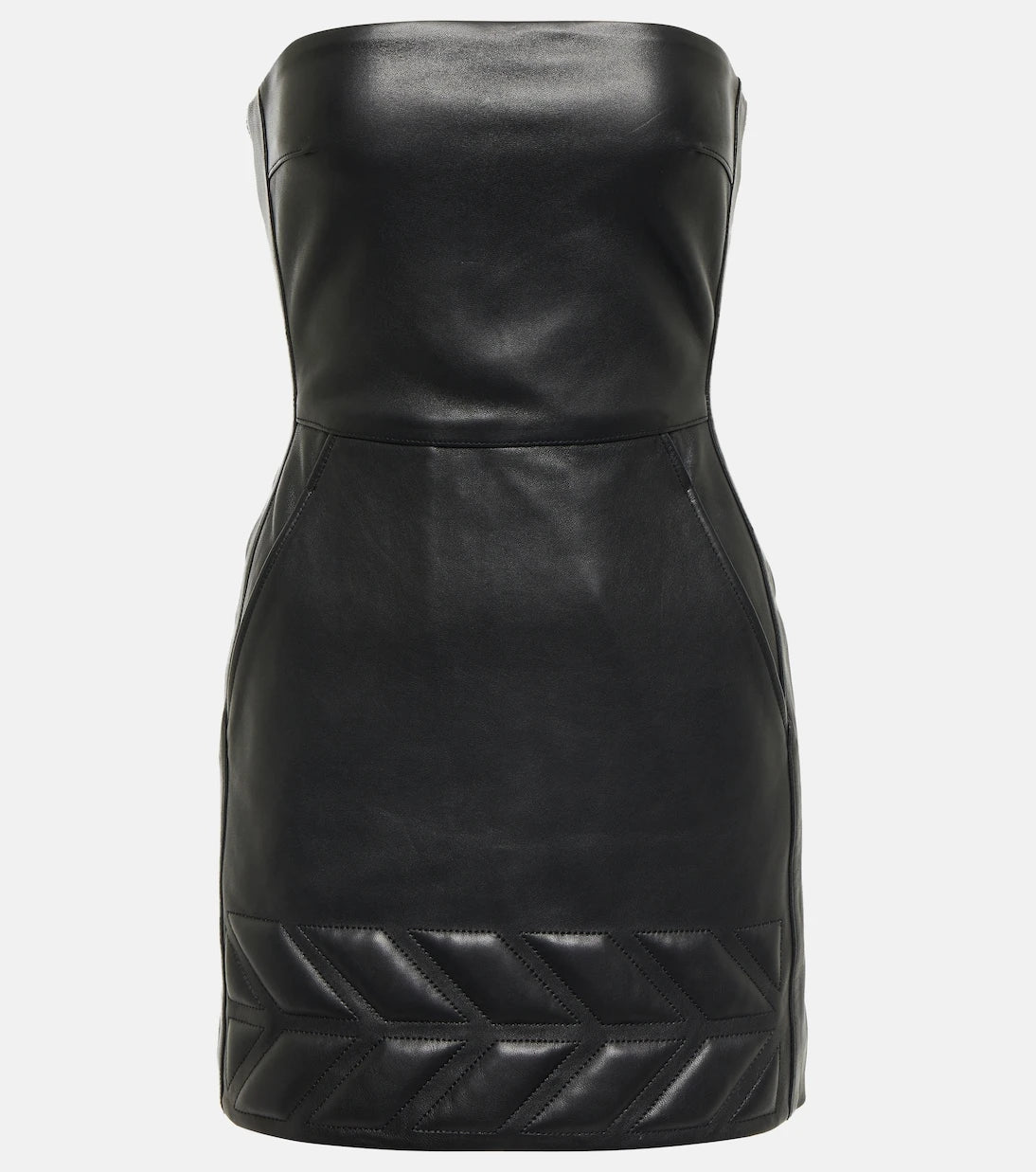 David Koma - Leather minidress