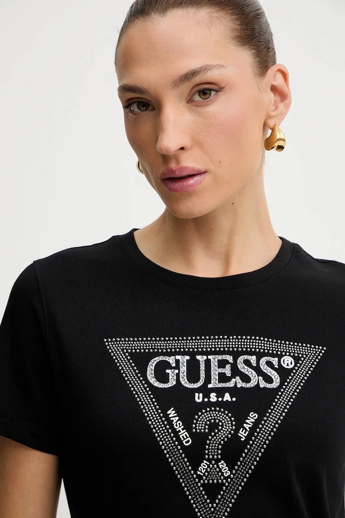 Памучна тениска Guess