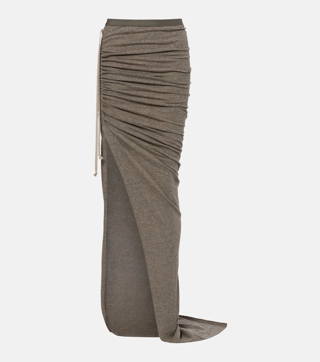Rick Owens - Cotton-blend jersey maxi skirt
