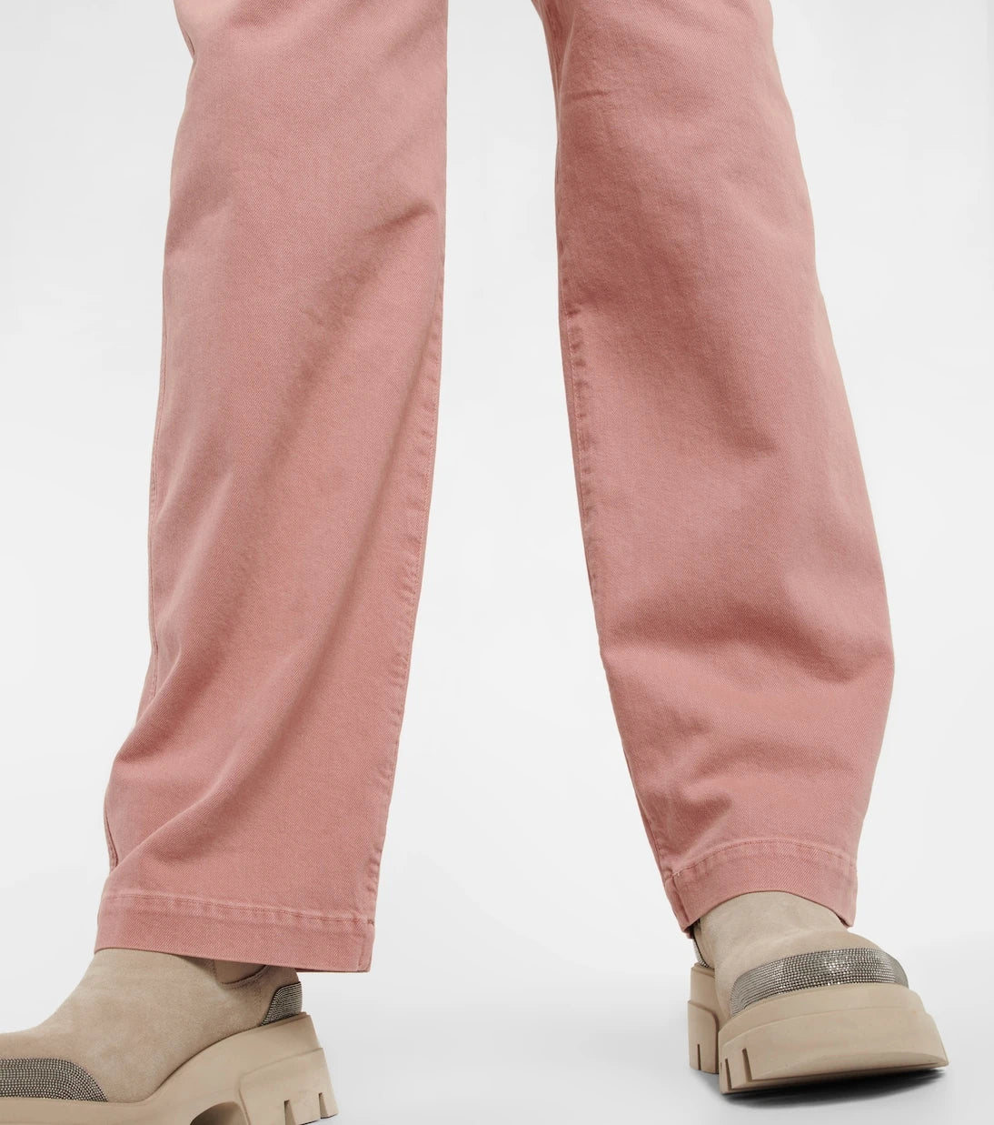 Brunello Cucinelli - High-rise straight jeans