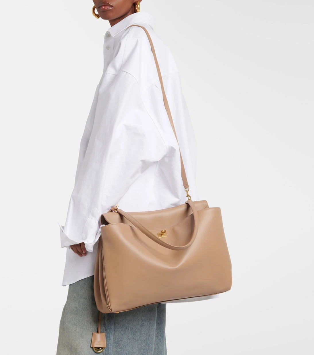 Balenciaga - Rodeo Large leather tote bag