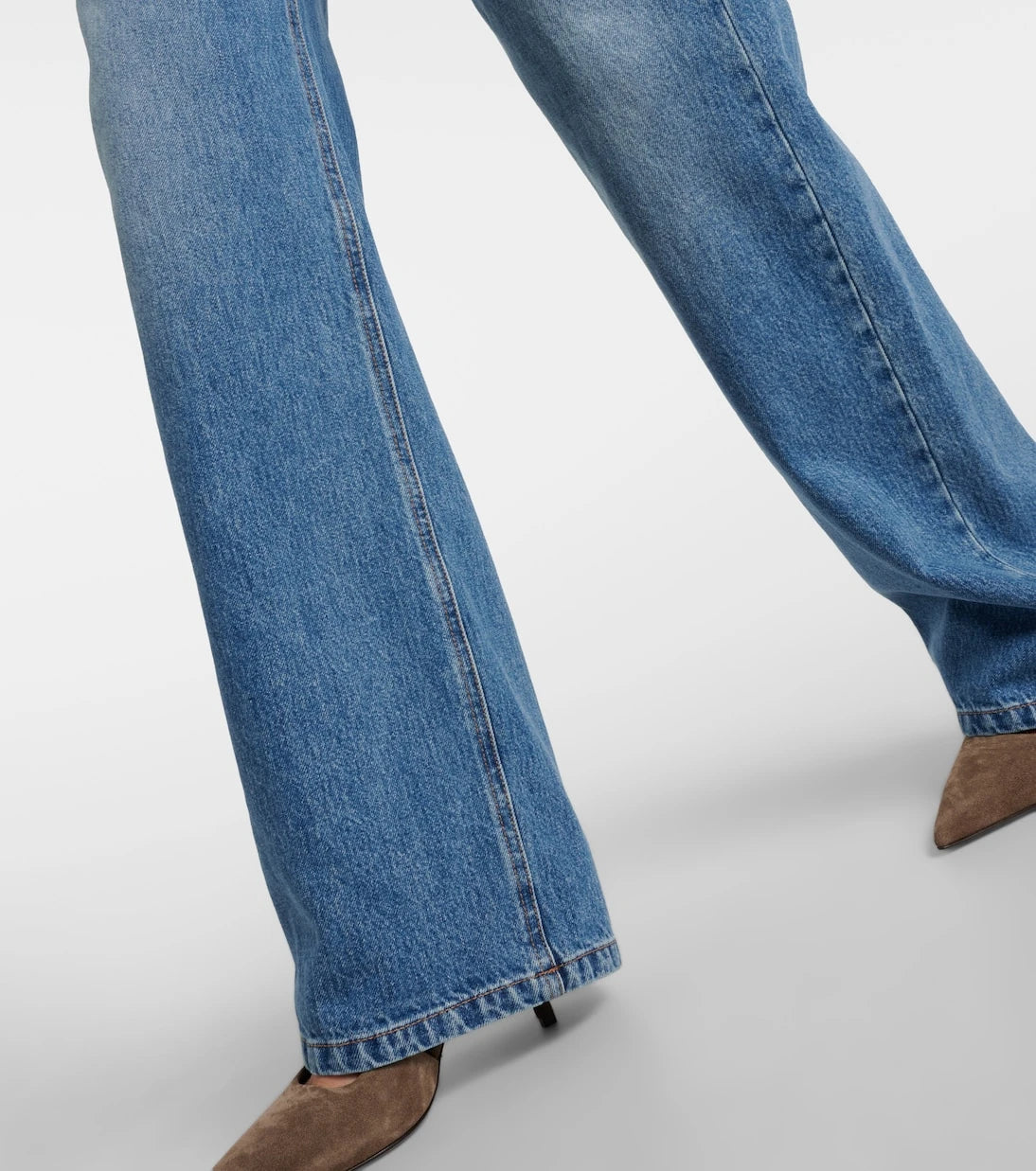 Brunello Cucinelli - Mid-rise wide-leg jeans