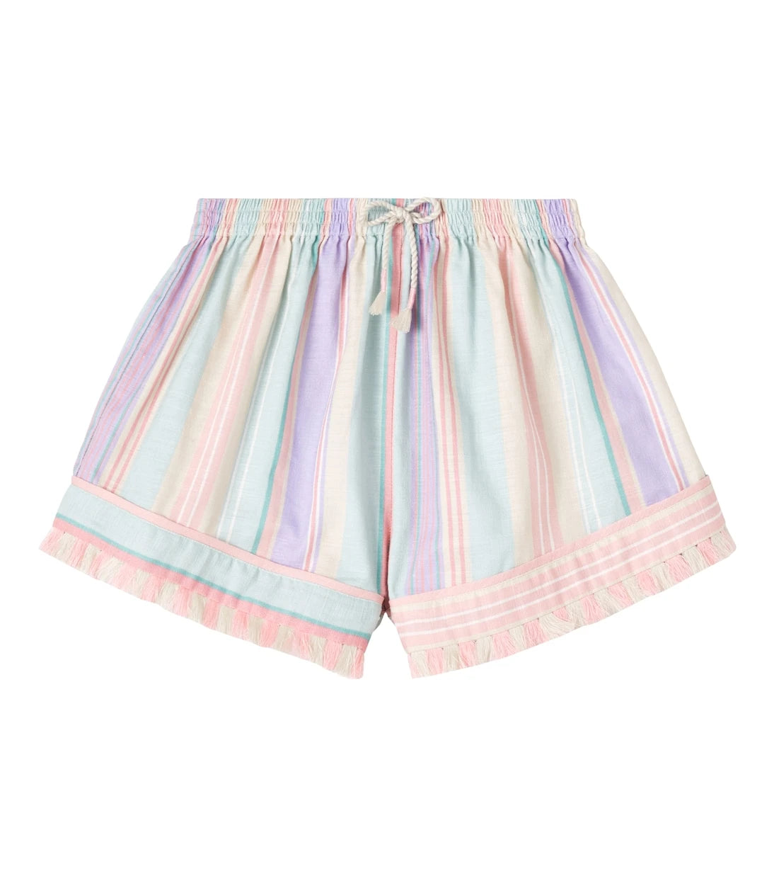 Zimmermann Kids - شورت كاسكاديان مخطط من القطن