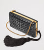 Patent Leather Croc-Embossed Paloma Box Clutch Bag