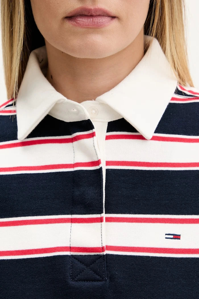Tommy Jeans uzun kollu kadın pamuk bluz