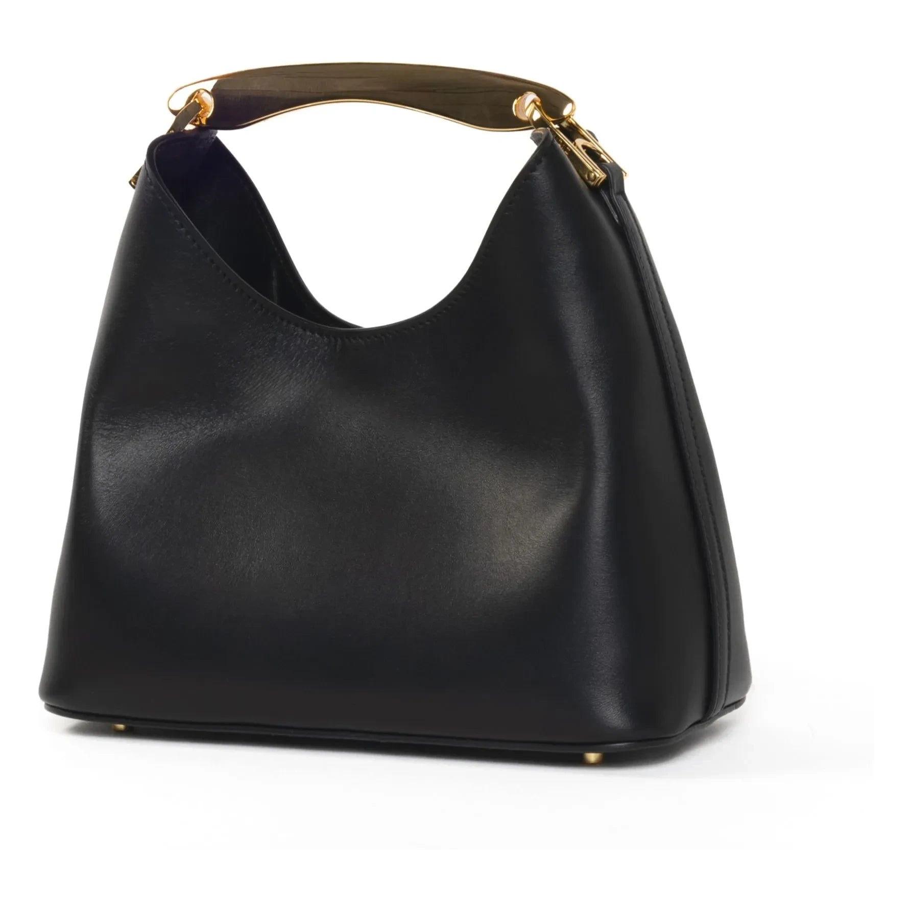 Elleme - Small Boomerang Leather bag | Black