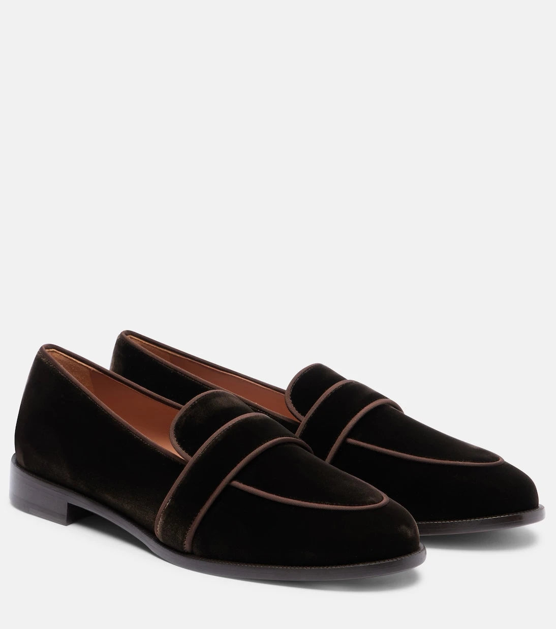Aquazzura - Martin velvet loafers