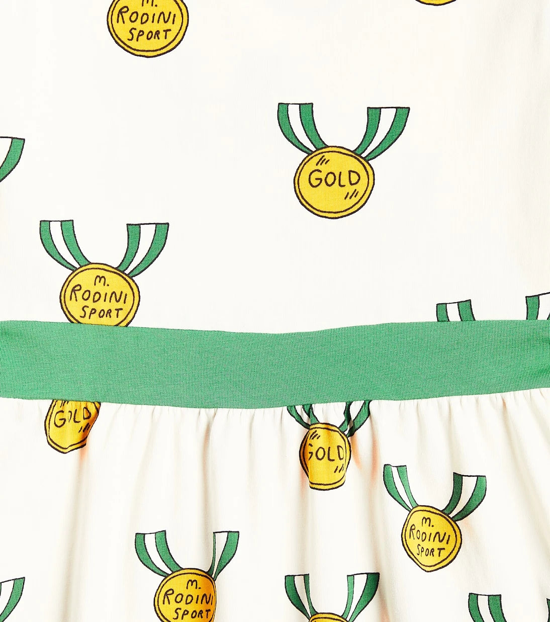 Mini Rodini - Medals cotton-blend jersey dress