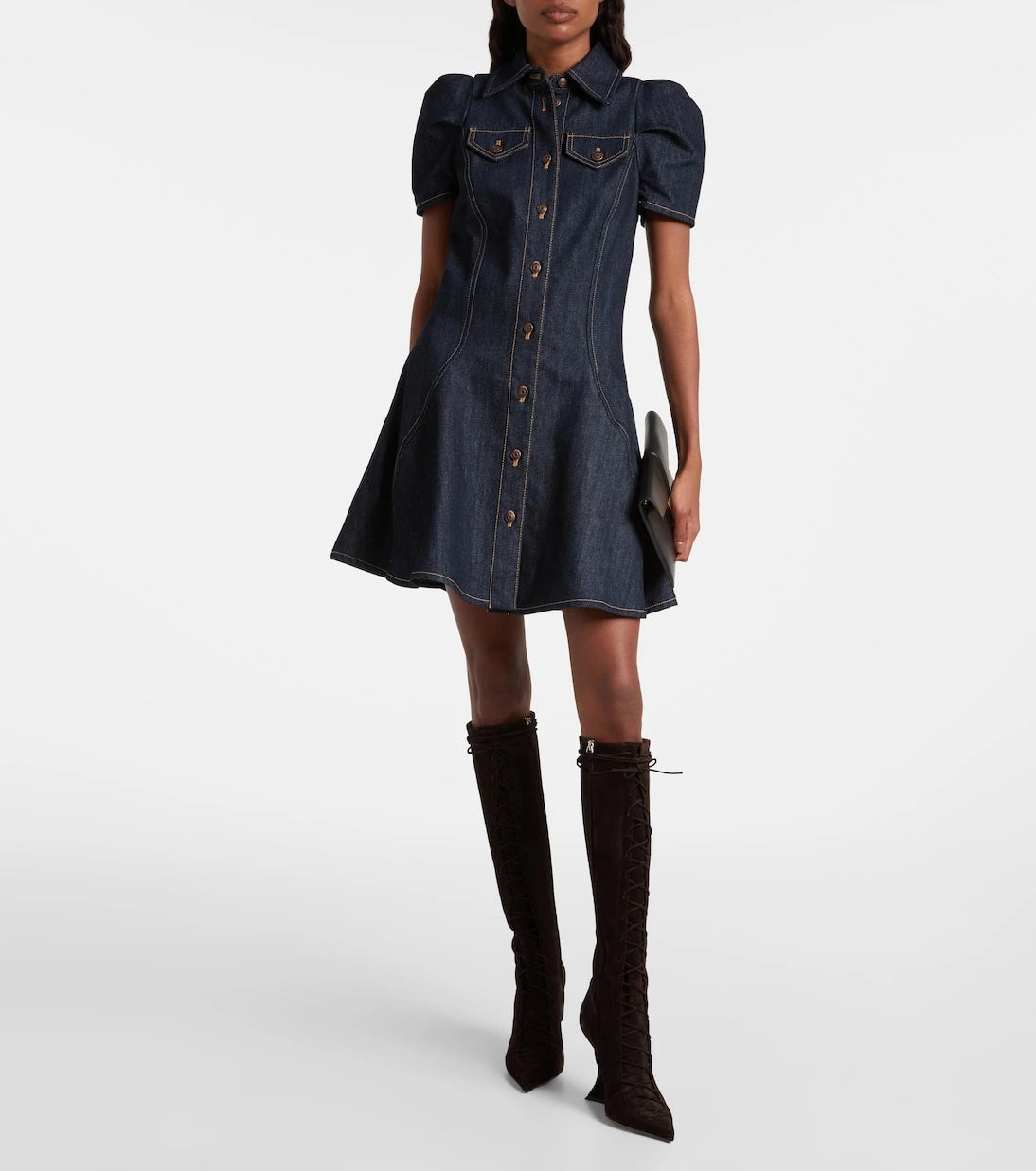Paris Texas - Nina 105 suede knee-high boots