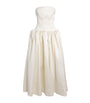 Rachel Gilbert Ivory Silk-Wool Kenny Gown