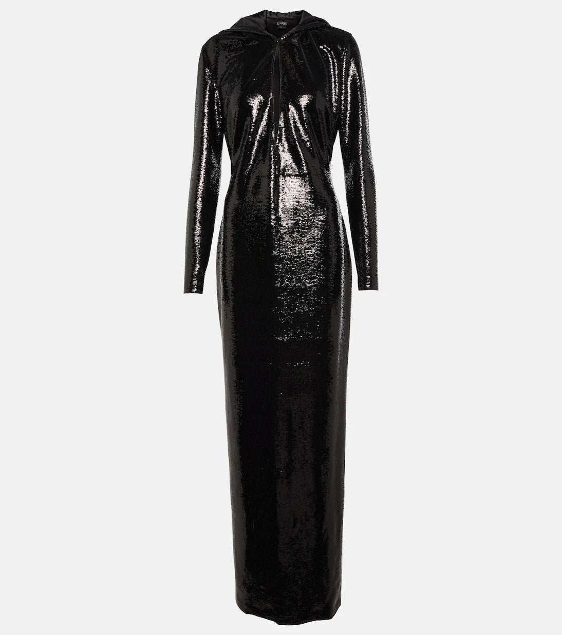 Tom Ford - Sequin-embellished hooded gown