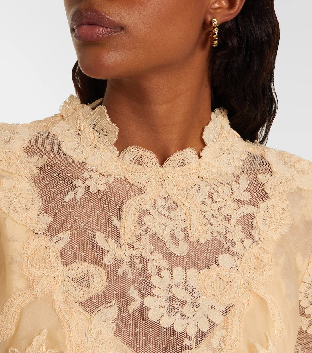 Zimmermann - Loop gold-plated hoop earrings