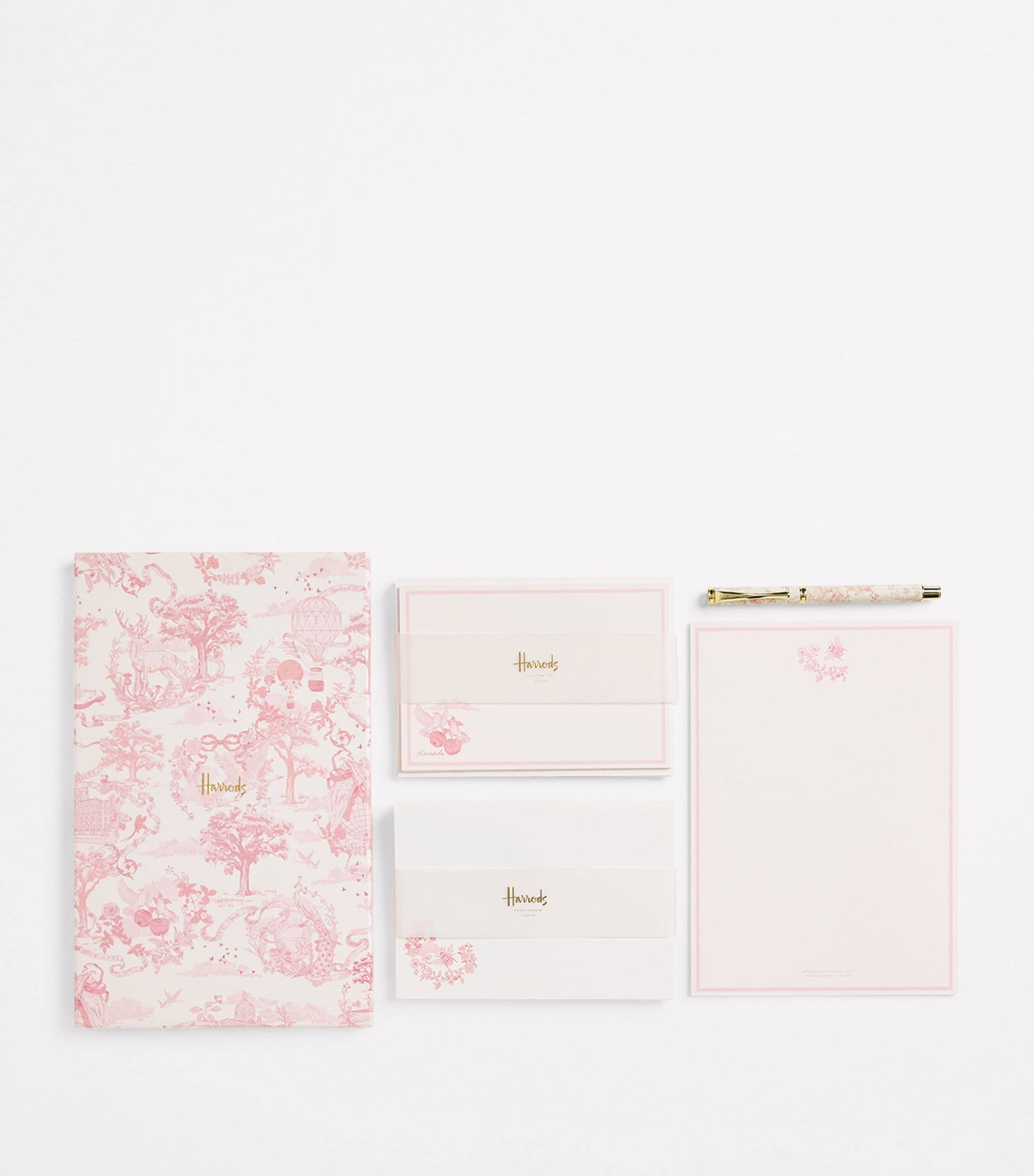 Harrods Toile Letter Writing Set