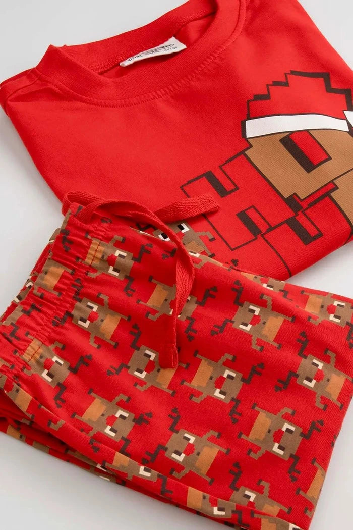 Coccodrillo Çocuk Pamuklu Pijama Takımı