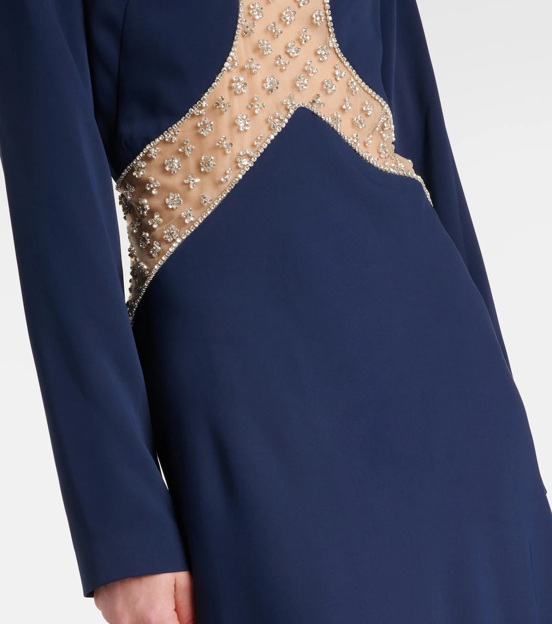 Costarellos - Inara embellished cutout tulle gown