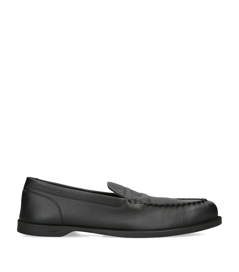 Leather Pace Loafers