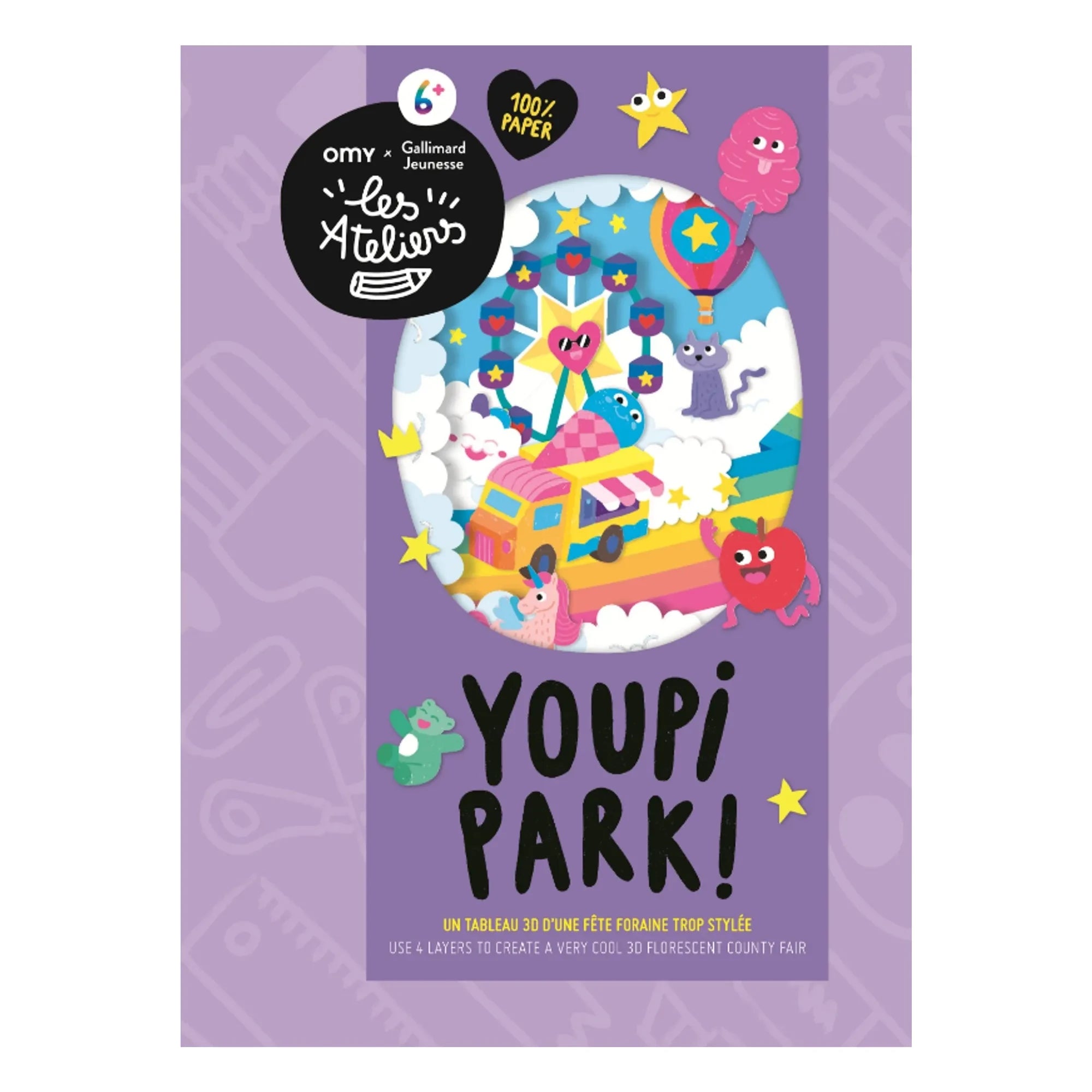 Omy x Gallimard Jeunesse - 3D painting to create Youpi Park