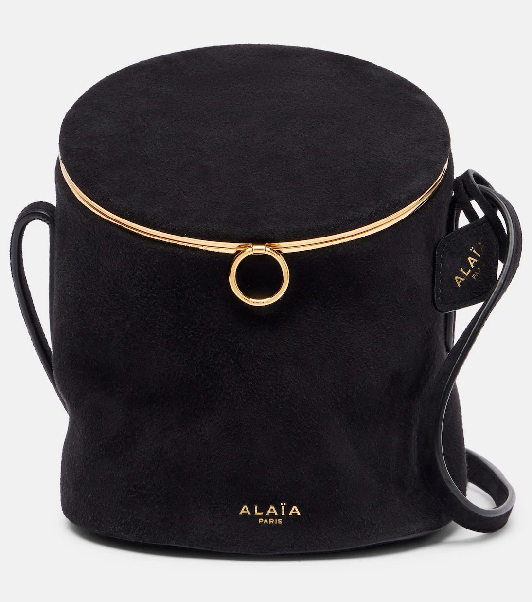 Alaïa - La Canette Small suede bucket bag