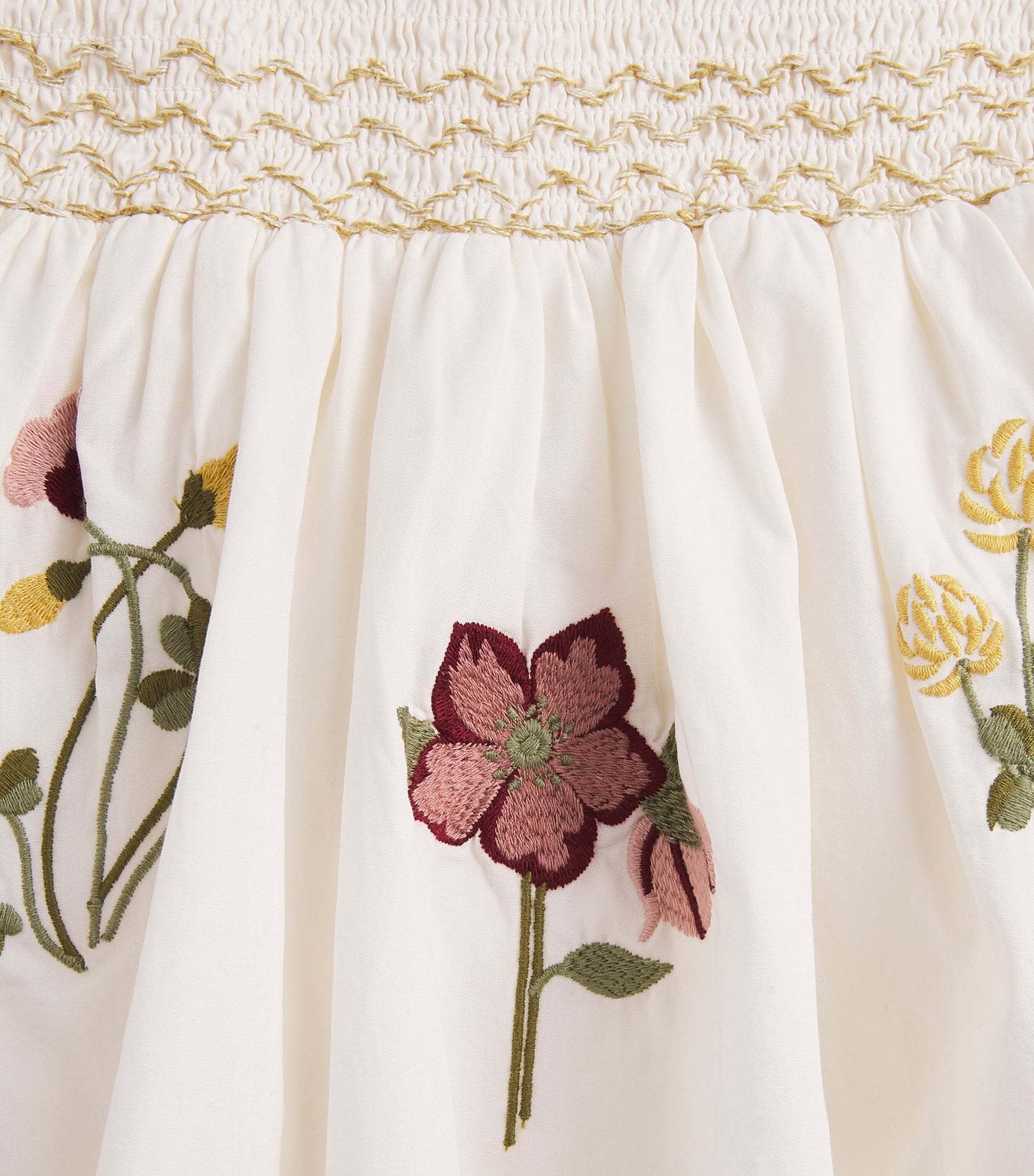 Shirley Bredal Embroidered Smocked Adele Dress (12 Months - 4 Years)