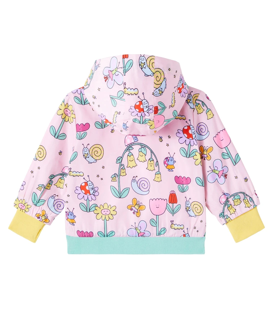 Stella McCartney Kids - جاكيت منفوخ بطبعة بيت الحشرات للأطفال