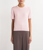Pink Cashmere T-Shirt Sweater