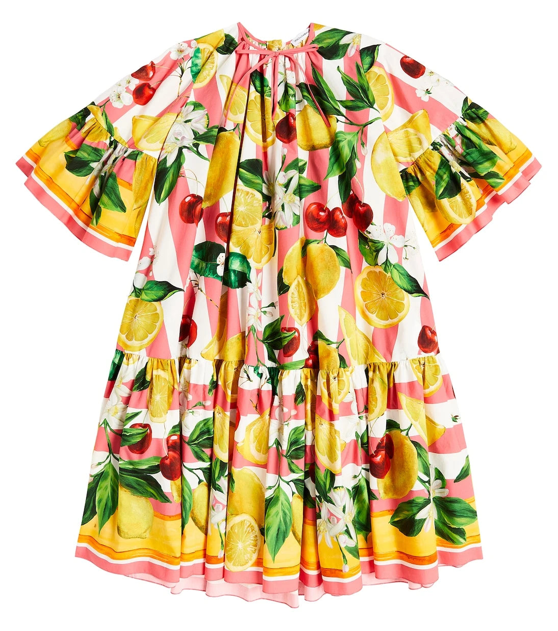 Dolce&Gabbana Kids - Printed cotton dress