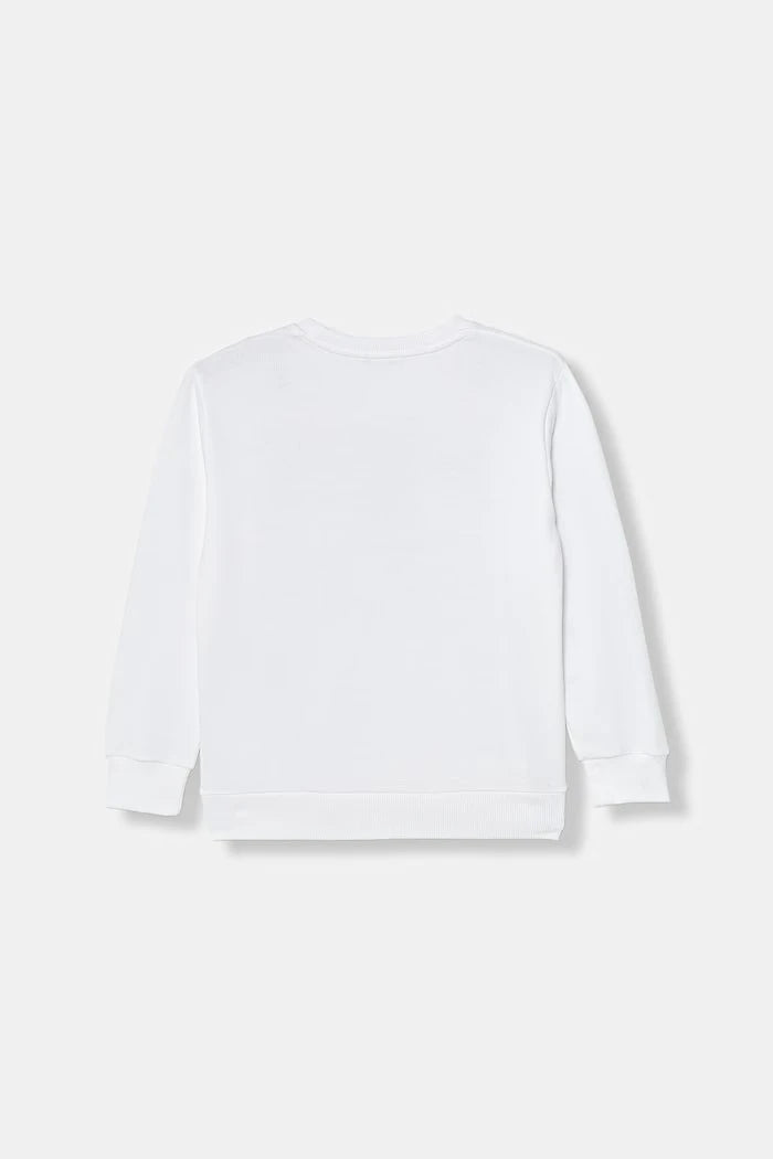 United Colors of Benetton çocuk pamuklu sweatshirt