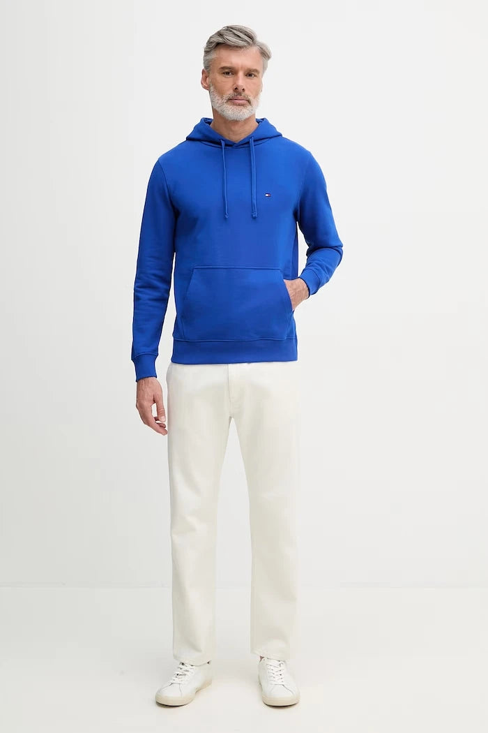 Tommy Hilfiger kapüşonlu erkek pamuklu sweatshirt
