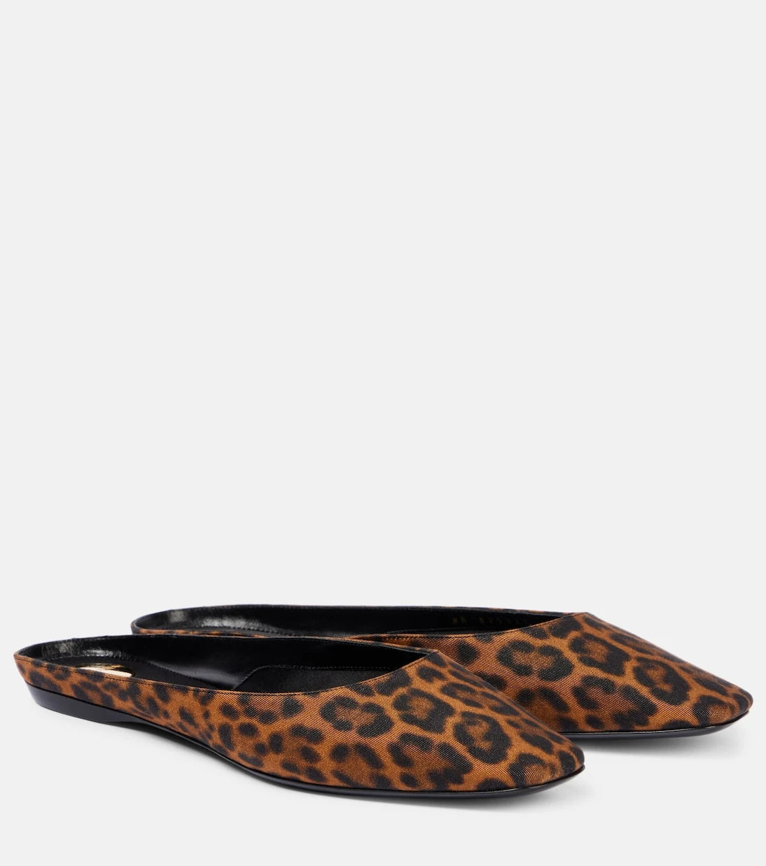 Saint Laurent - Lido leopard-print mules