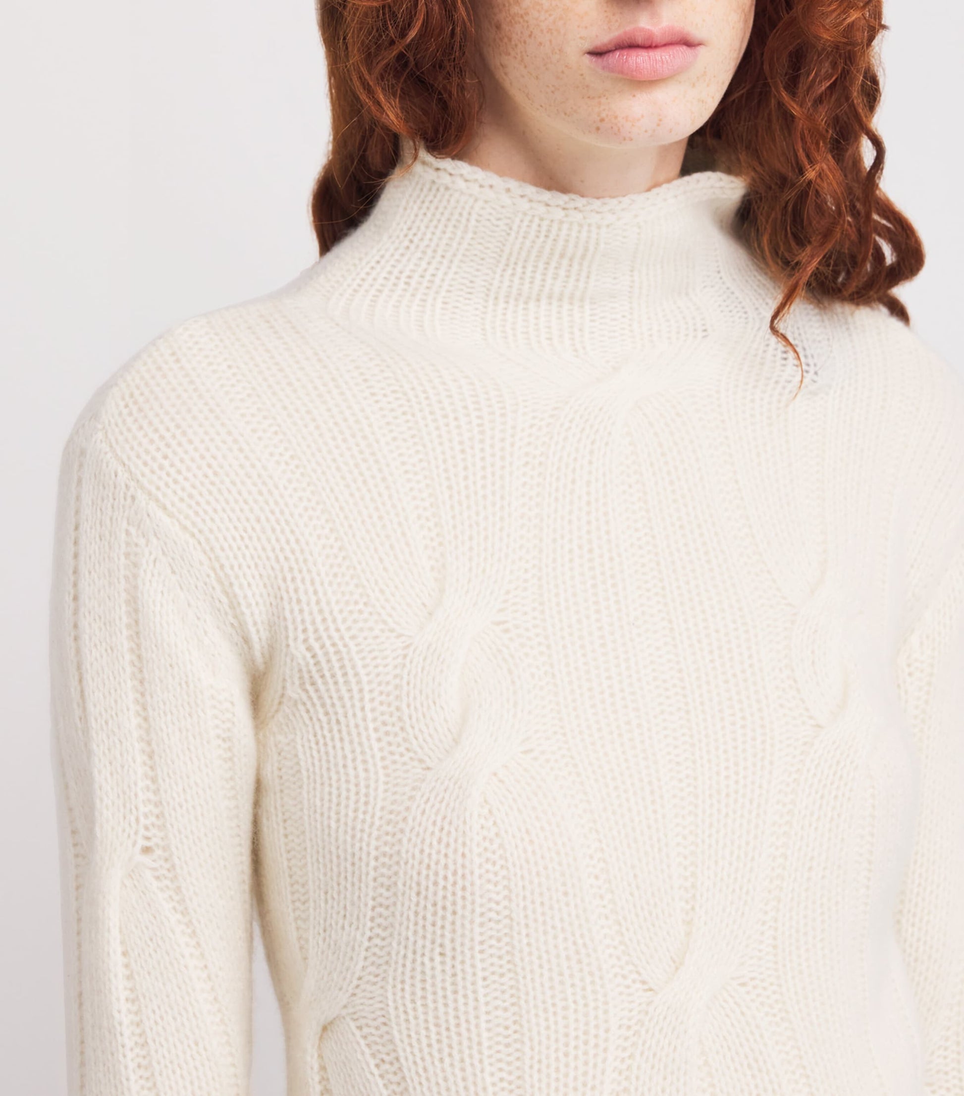 Colombo Kid Cashmere Cable-Knit Sweater
