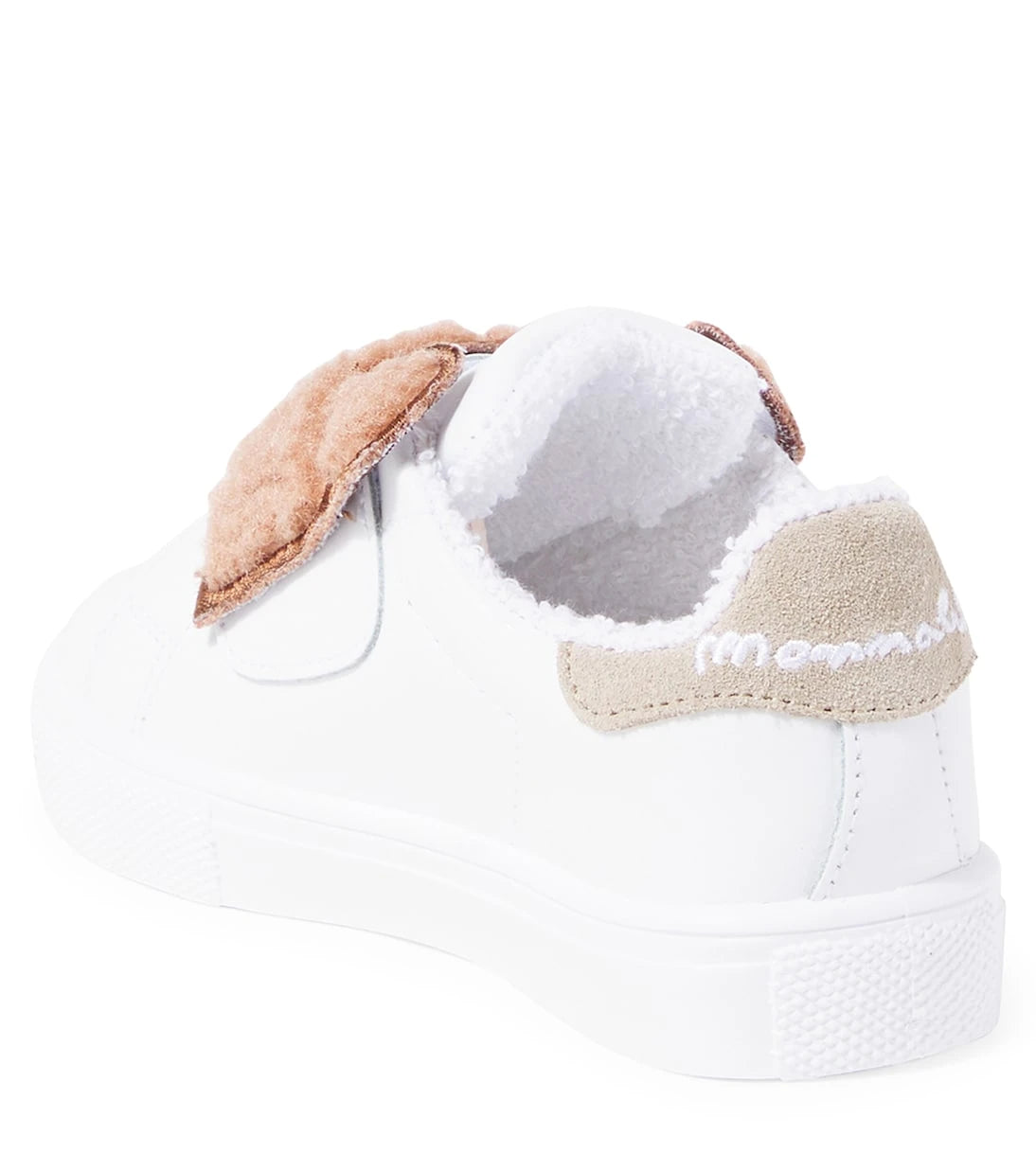 Monnalisa - Bear leather sneakers
