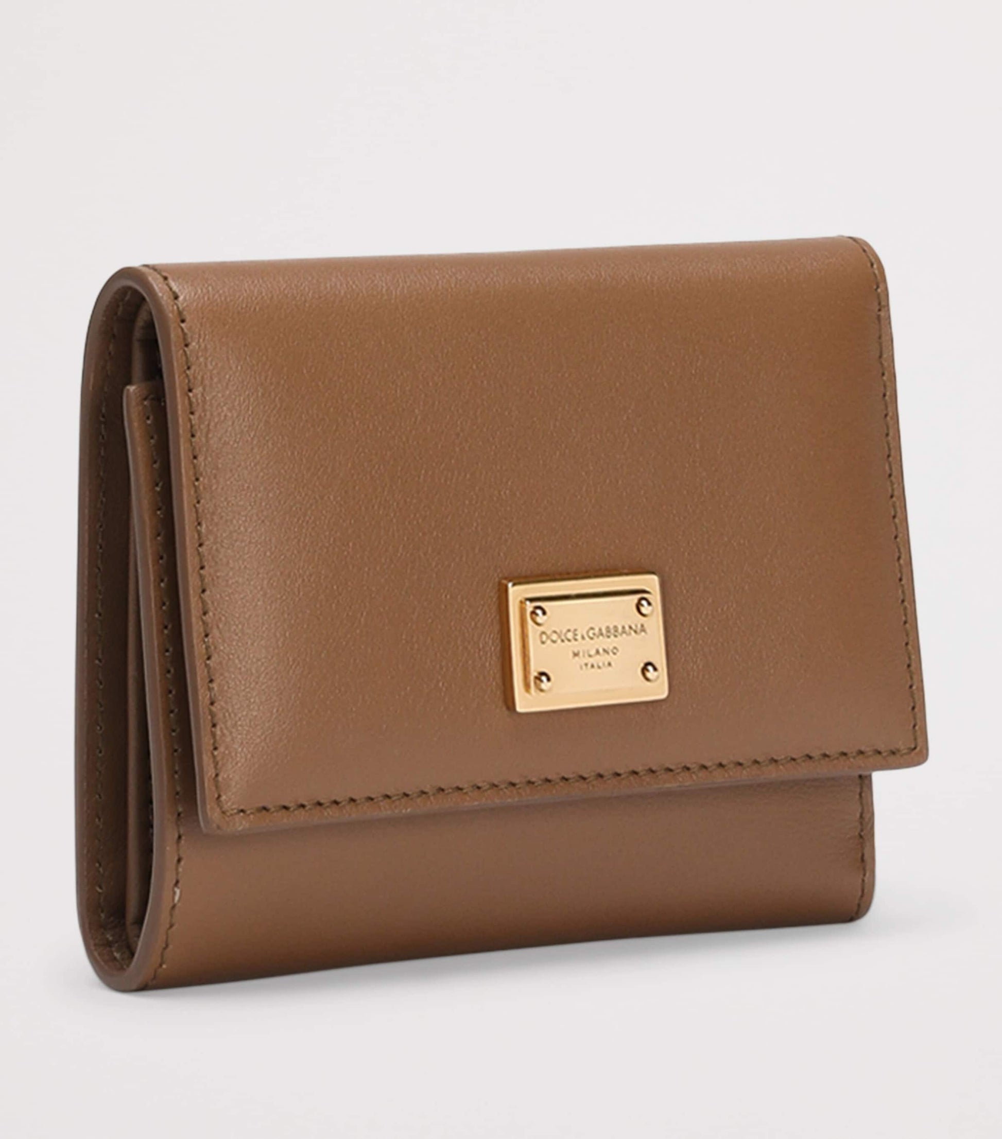 Dolce & Gabbana Multi Grained Calfskin French Flap Wallet