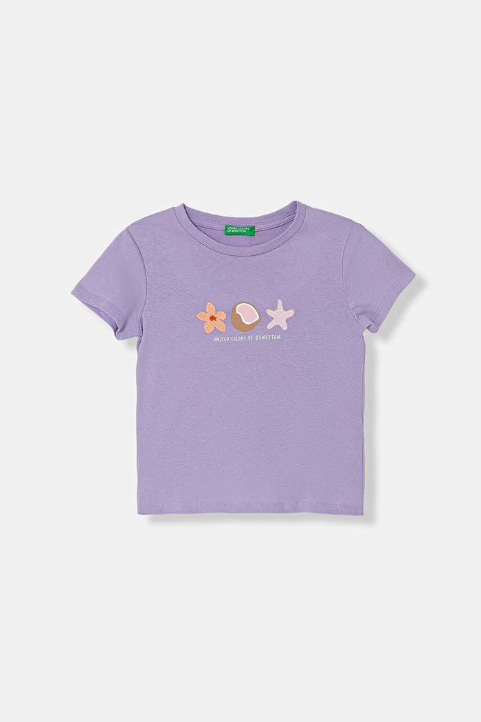 United Colors of Benetton тениска за деца от памук