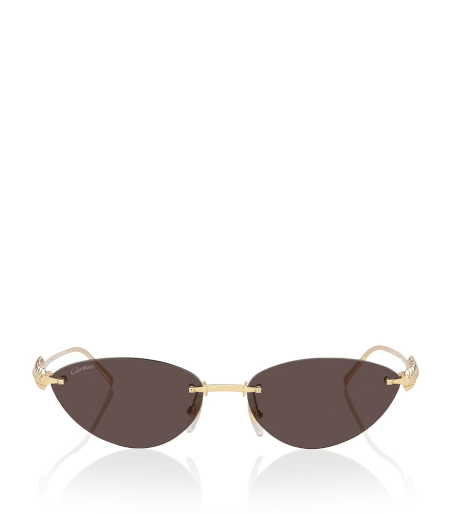 Gold Cat Eye Sunglasses