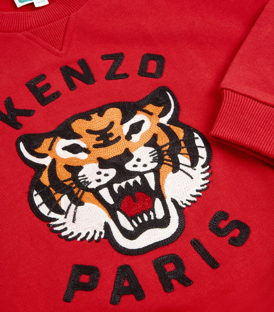 Cotton Crochet-Tiger Sweatshirt (2-14 Years)