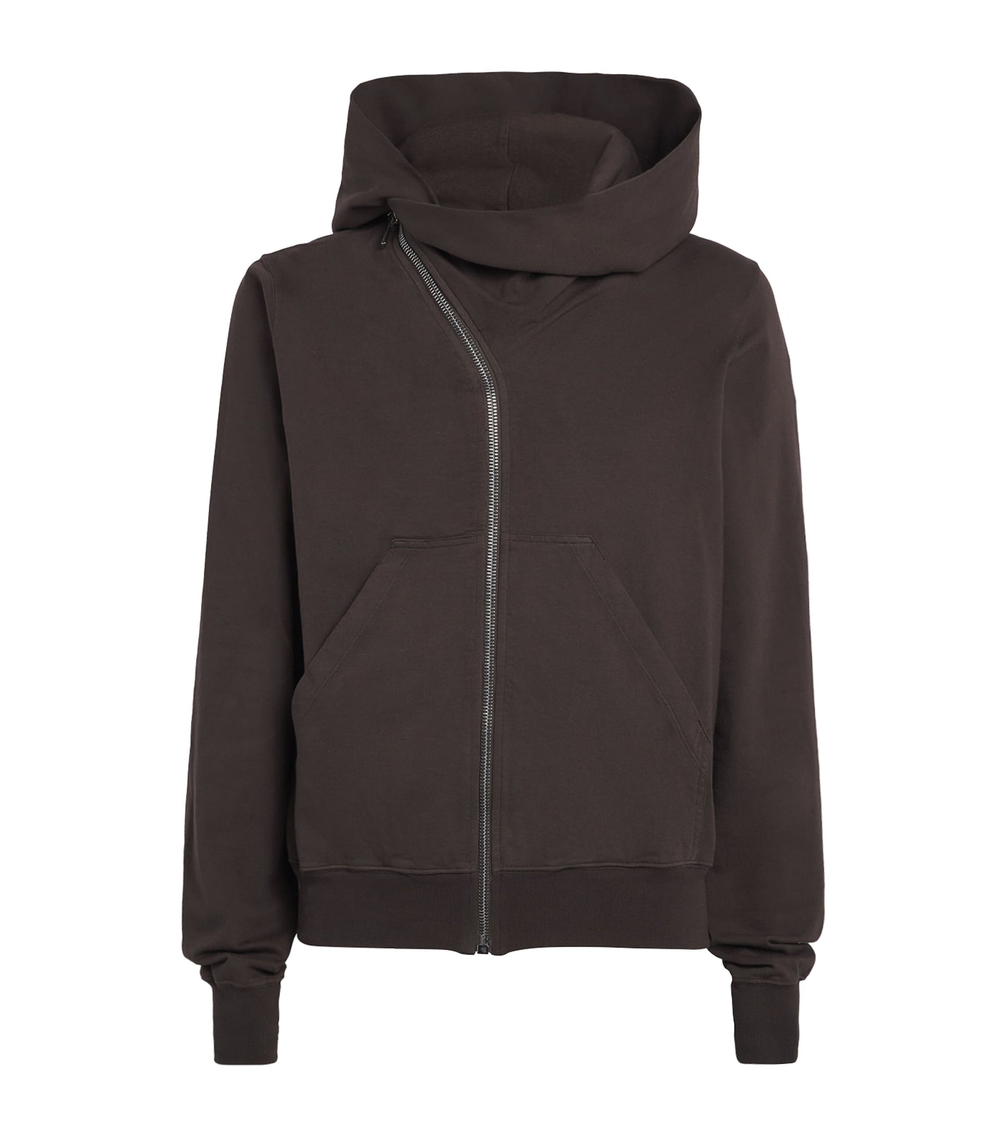 Rick Owens Brown Organic Cotton Mountain Hoodie