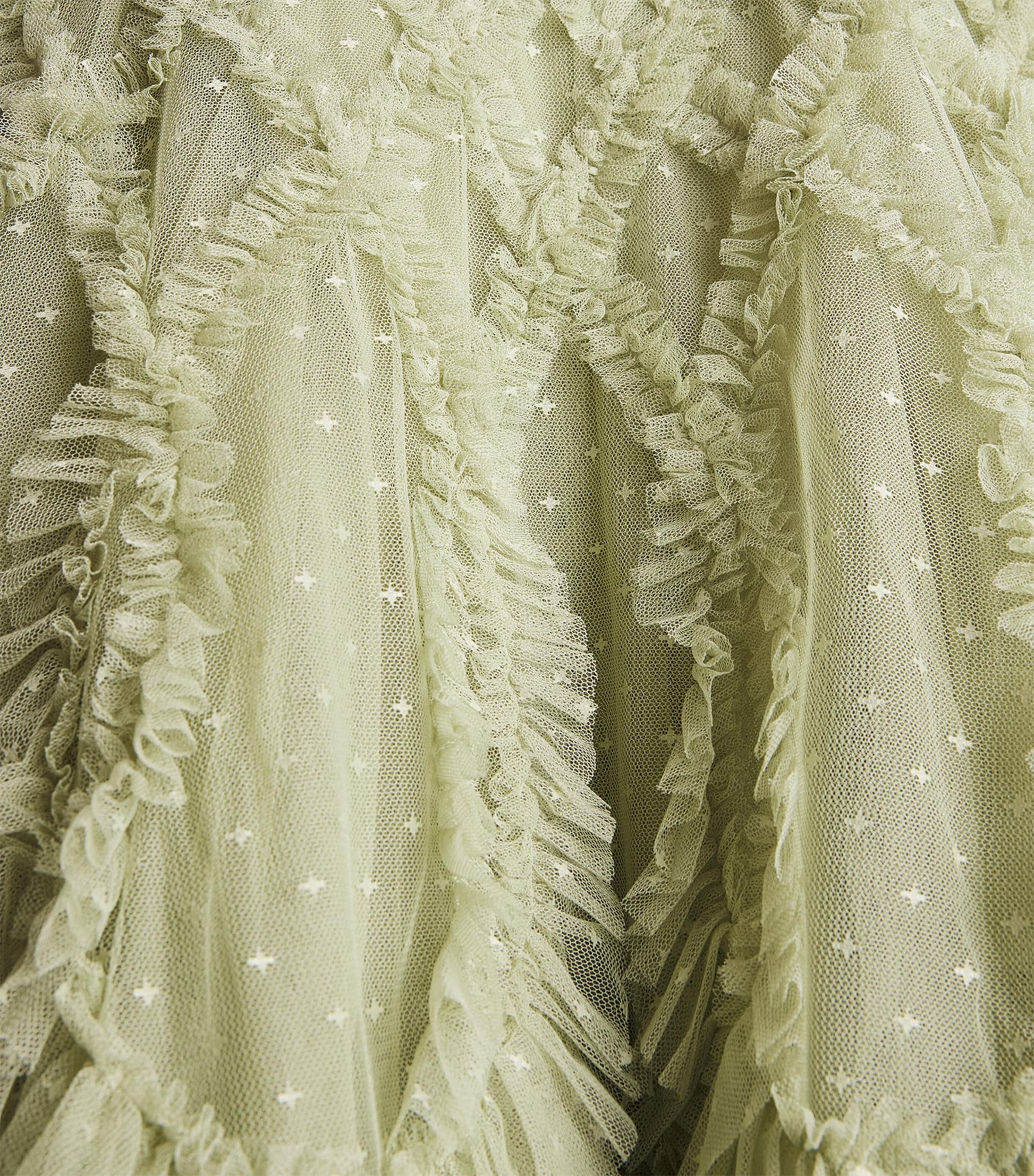 Needle & Thread Green Tulle Rosella Dress (4-12 Years)