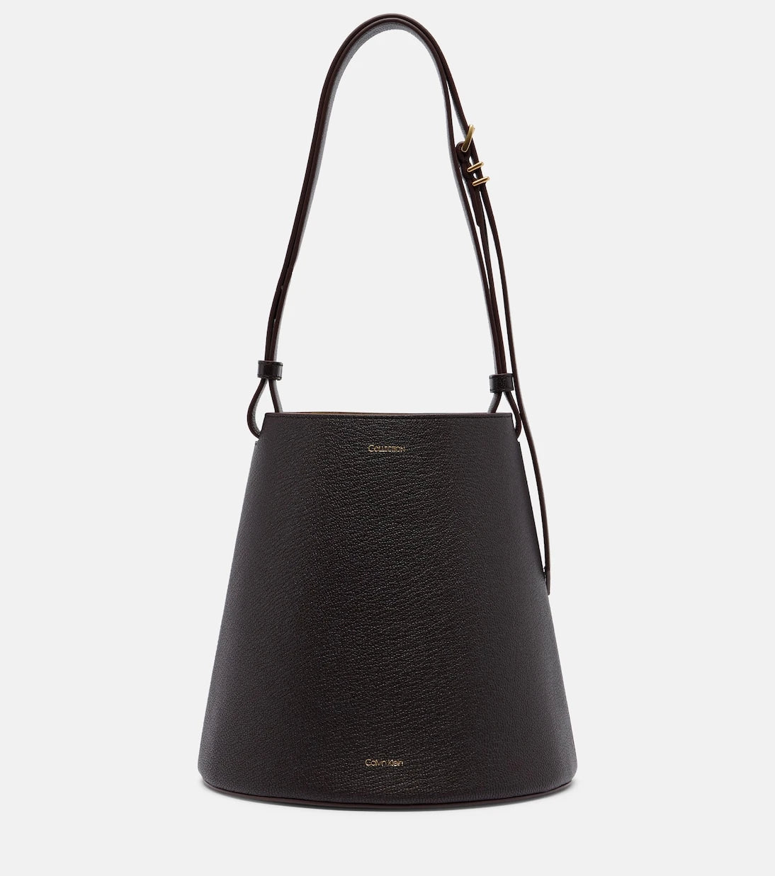 Calvin Klein Collection - Orbita Small leather bucket bag